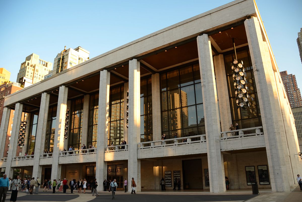 01-2 New York City Ballet In The David H Koch Theater From The Outside In Lincoln Center New York City